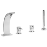 THOR Monocomando bordo vasca quattro fori - Bagno Italiano
