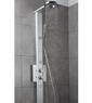 LUNA 3 PLUS  colonna doccia  in alluminio anodizzato e abs - Bagno Italiano