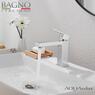 AQUArelax miscelatore CUBE rubinetto lavabo monoleva cromo - Bagno Italiano