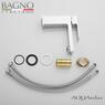 AQUArelax miscelatore CUBE rubinetto lavabo monoleva cromo - Bagno Italiano
