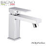 AQUArelax miscelatore CUBE rubinetto bidet monoleva cromo - Bagno Italiano