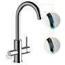 Miscelatore a 3-vie per lavello S20679DW con selezione acqua - Bagno Italiano