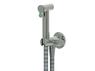 Kit doccetta shut-off in acciaio inox con flex cm 120 tutto finitura satinato - Bagno Italiano