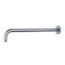 EMPORIO MOTTA Braccio soffione rotondo 400mm in acciaio inox finitura satinato - Bagno Italiano