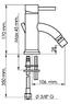 MINIMA MM101 rubinetto monocomando bidet con scarico 1 1/4 - Bagno Italiano