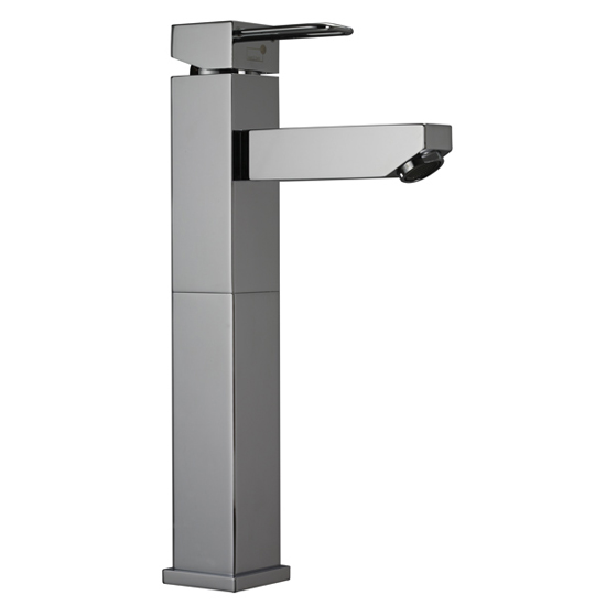 QUADRA MQB113 rubinetto monocomando lavabo prolungato con scarico 1 1/4 - Bagno Italiano