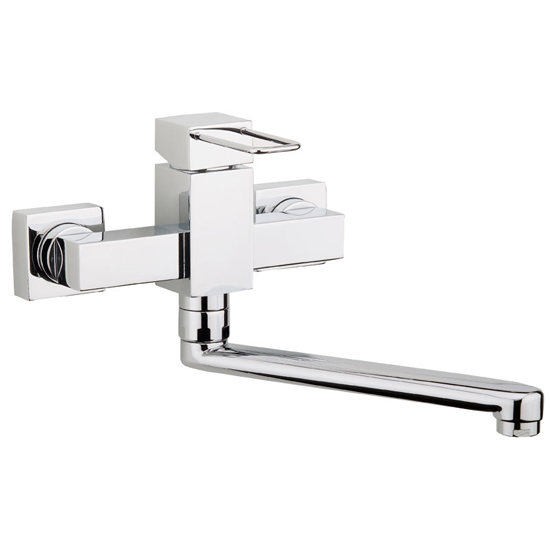 QUADRA MQB105B1 rubinetto monocomando lavello a parete  - Bagno Italiano