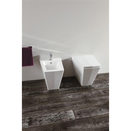 CRYSTAL bidet monoforo filo parete - Bagno Italiano