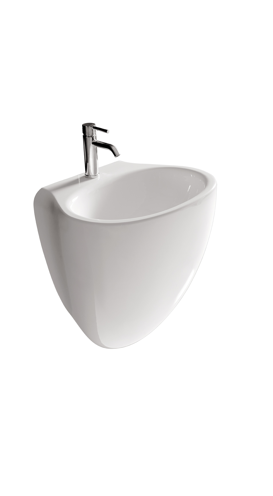 ERGO 7100 lavabo cm 55x45xh60, senza foro troppopieno - Bagno Italiano