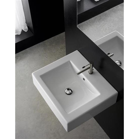 SQUARE 60B lavabo da appoggio o sospeso - Bagno Italiano