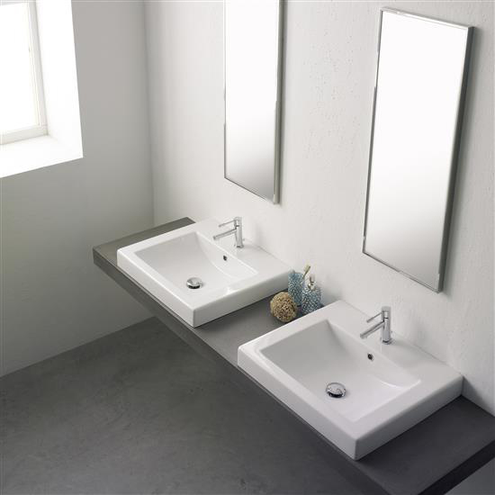 SQUARE 50A lavabo da incasso - Bagno Italiano