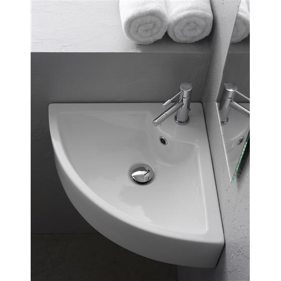 SQUARE E lavabo da appoggio o sospeso - Bagno Italiano