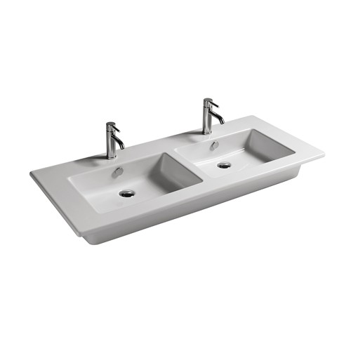 EDEN lavabo 121x46 doppio bacino - Bagno Italiano