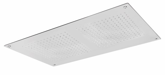 Soffione da incasso in acciaio inox monogetto 700x400 - Bagno Italiano