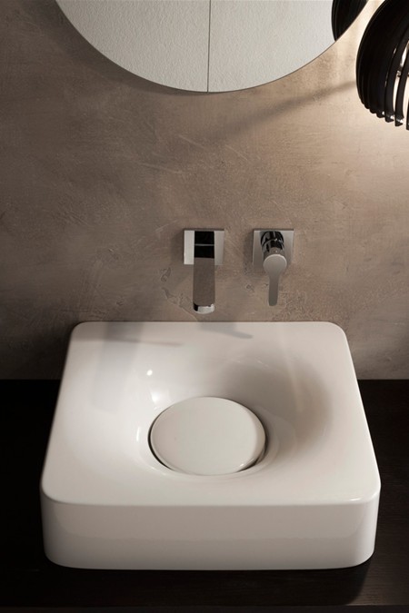 FUJI 50 lavabo da appoggio o sospeso - Bagno Italiano