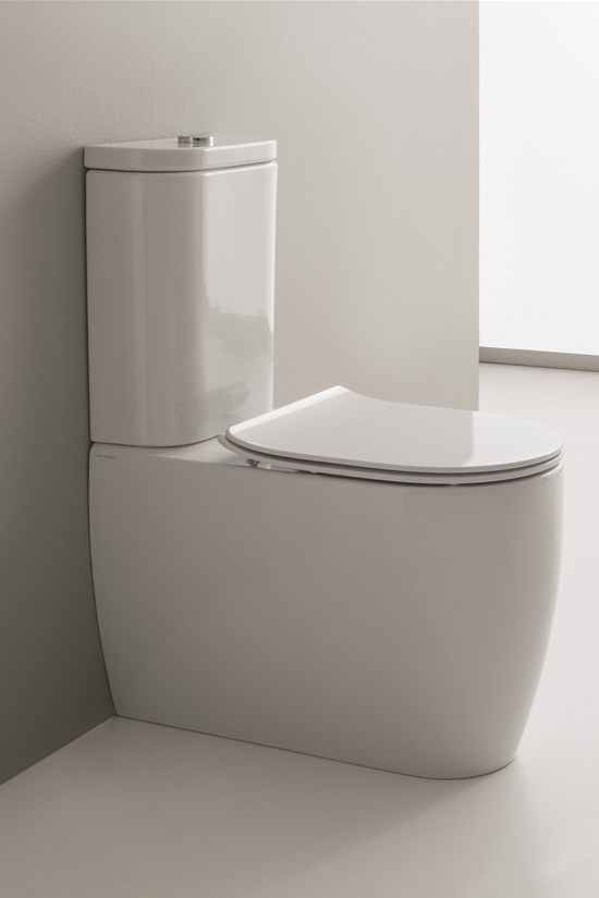 MOON wc monoblocco + cassetta+ sistema di scarico + coprivaso - Bagno Italiano