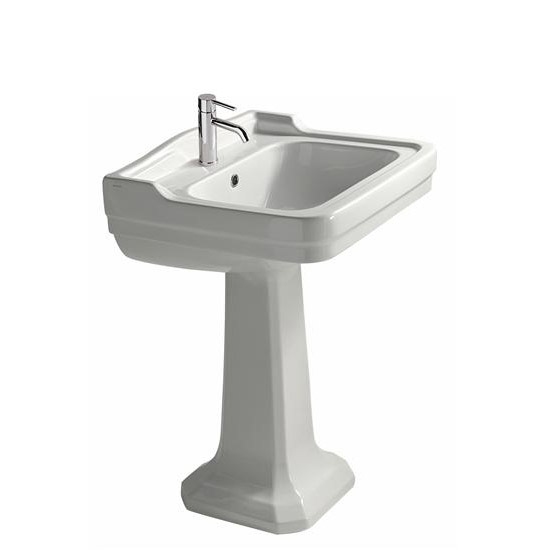 ETHOS lavabo cm 60 con spalliera 3 fori - Bagno Italiano