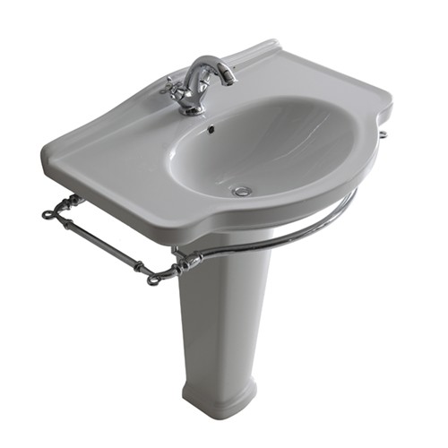 ETHOS lavabo cm 75 3 fori + colonna - Bagno Italiano