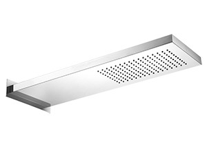 WELLNESS NS502 Soffione a parete in acciaio inox - Bagno Italiano