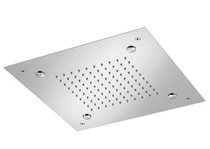 WELLNESS NS506/38 DUO Soffione quadrato 380x380 in acciaio inox - Bagno Italiano