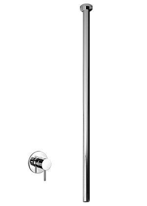 HEOS 3092 Miscelatore per lavabo a comando remoto a parete e bocca a soffitto - Bagno Italiano