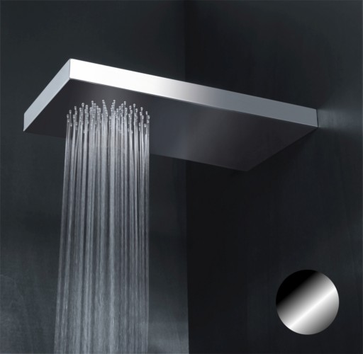 WALL Soffione rettangolare in acciaio inox anticalcare - Bagno Italiano