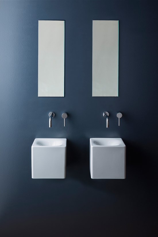 CUBE 24 H24 lavabo d'appoggio o sospeso - Bagno Italiano