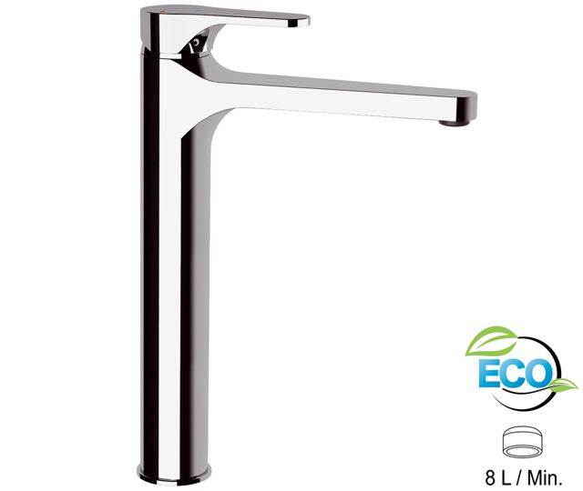 OMEGA ECO Monocomando lavabo XL senza scarico - Bagno Italiano