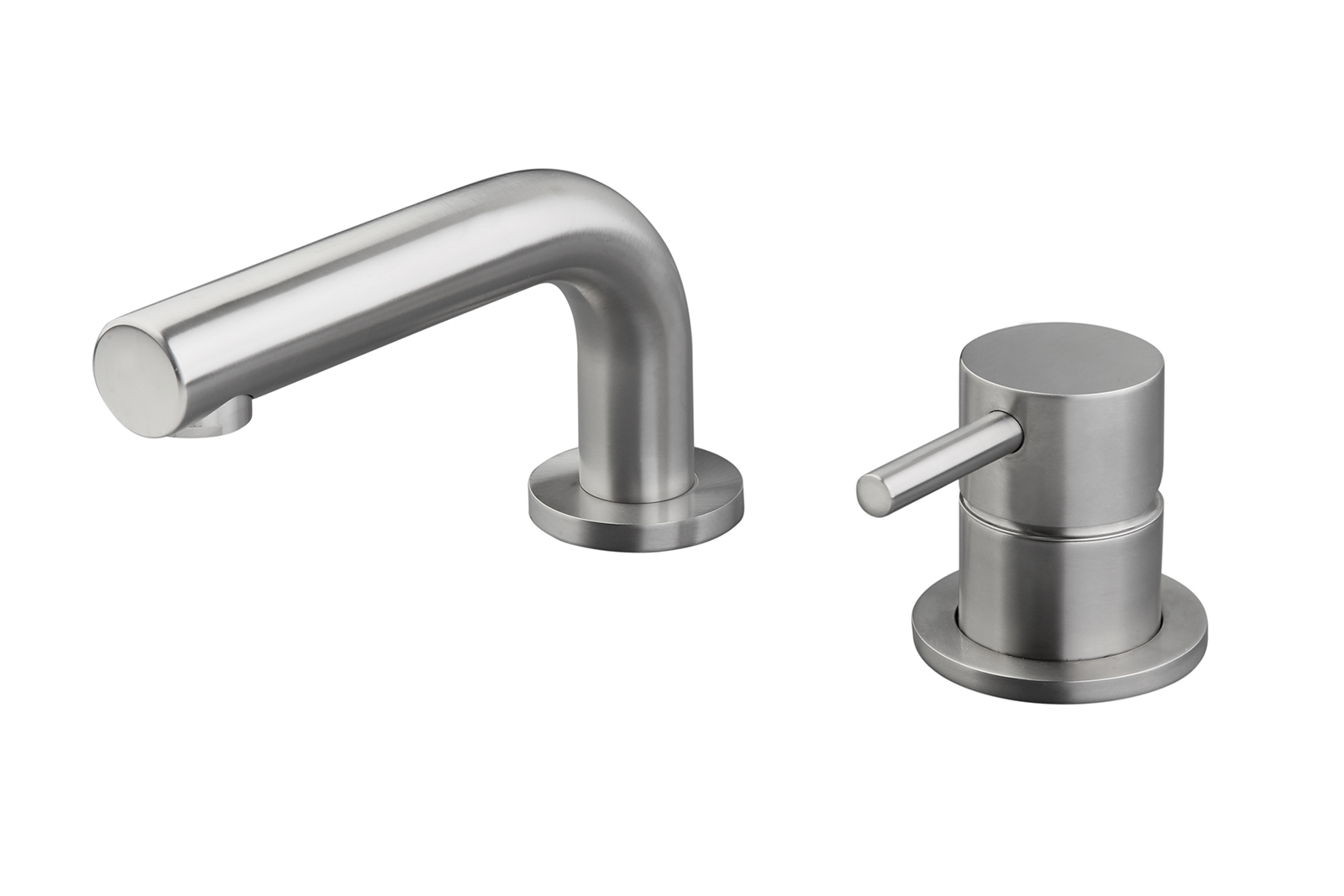 DMB Miscelatore lavabo da piano inox 316L 2-fori bocca cm. 15 - Bagno Italiano