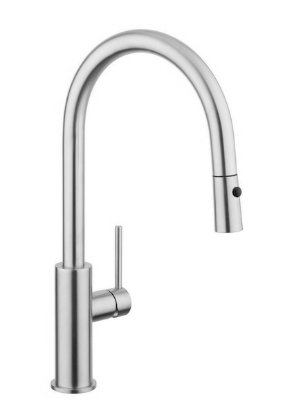 DYLAN Miscelatore monocomando lavello inox 316L docceta estraibile - Bagno Italiano