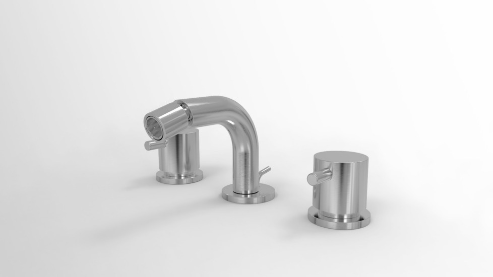 DMB Miscelatore bidet 3-fori inox 316L - Bagno Italiano