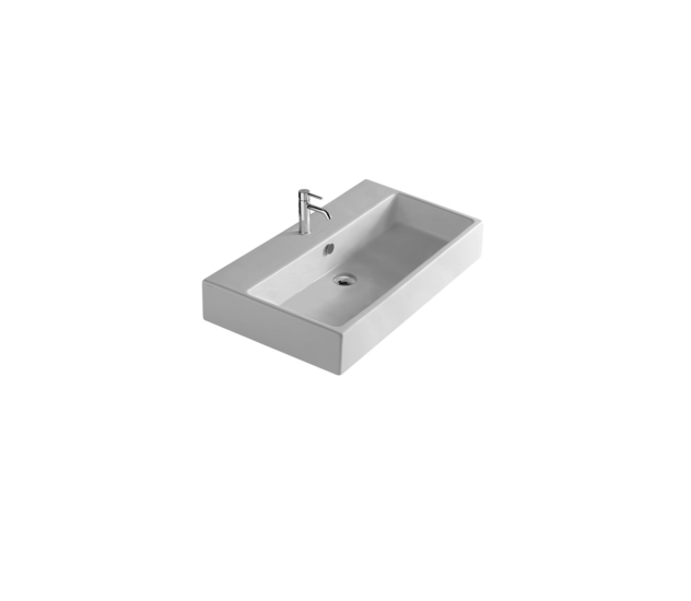 MEG PRO Lavabo sospeso cm 71 x 46 - Bagno Italiano