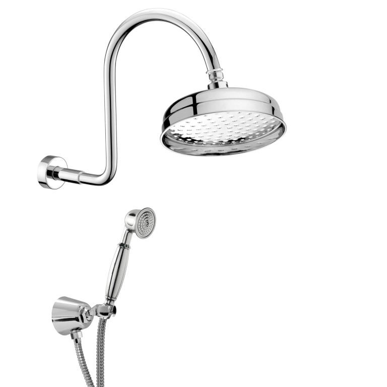 ANTICO kit soffione con presa acqua e doccia - Bagno Italiano