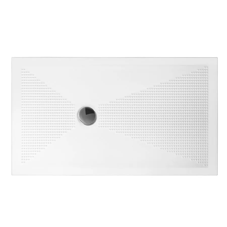 OLY piatto doccia 80X100 extra piatto in ceramica con antiscivolo - Bagno Italiano