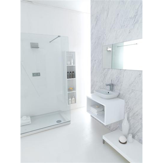 CLEAR lavabo da appoggio/sospeso 75 x 45cm - Bagno Italiano